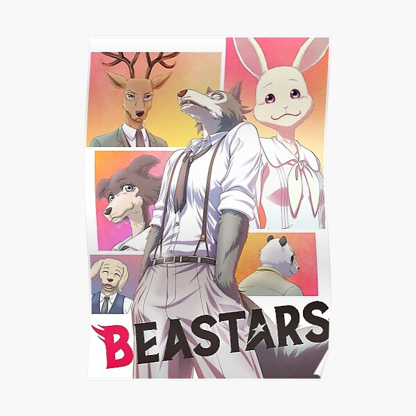 Stand Beastars Collage Poster RB2508 product Offical Beastars Merch